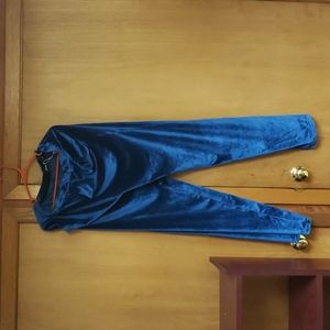 Urban Coco XL (fits like M) Teal Velvet Dress Pants